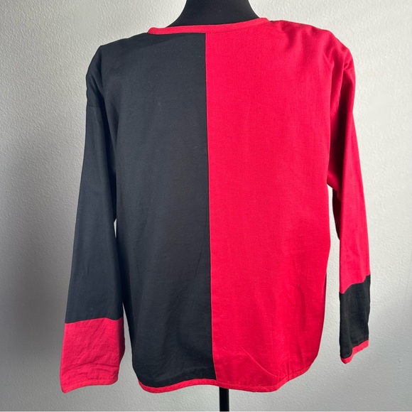 New Direction Embroidered Giraffe Colorblock Jacket Plus Size 1X Art to Wear - Picture 7 of 10